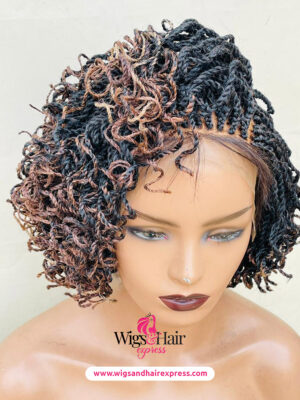 Bob Twist Frontal Braided Wig