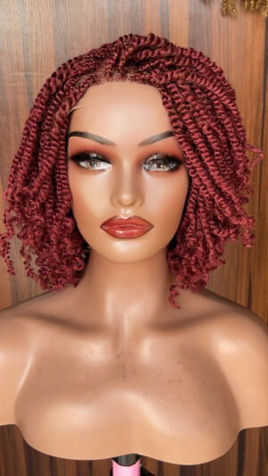 Textured burgundy