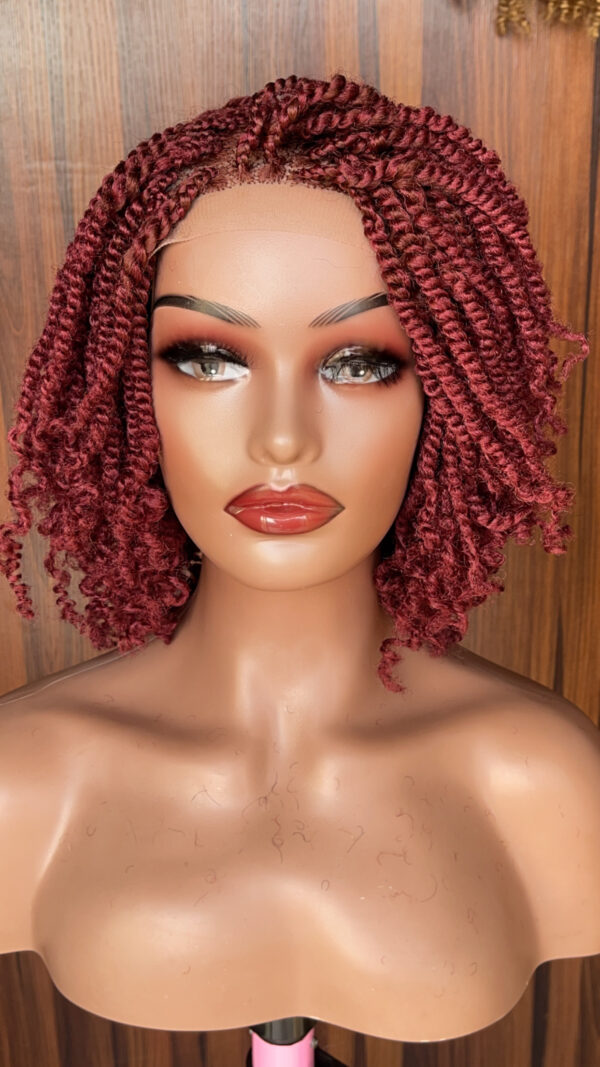 Textured burgundy